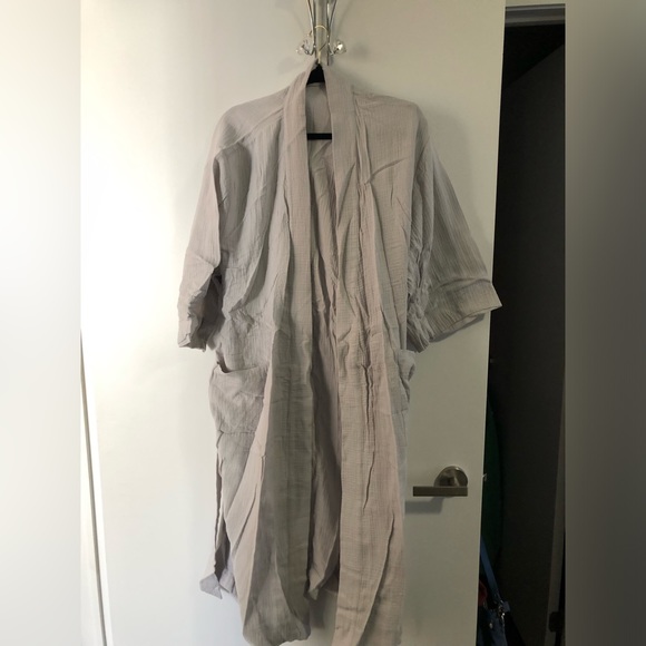 NWT LOVE & LORE WOMEN’S COTTON ROBE - 100% ORGANIC COTTON - Picture 2 of 3